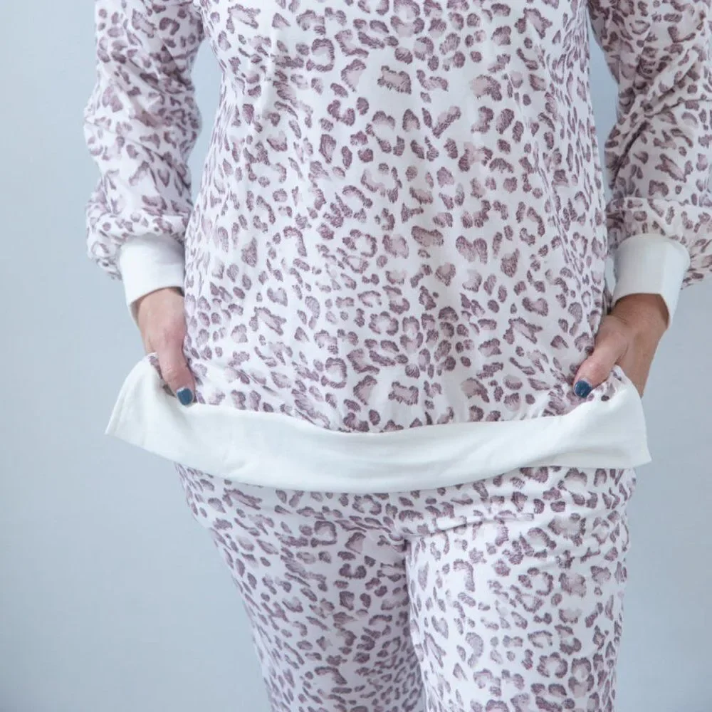 Lazy Leopard Drawstring Joggers - Picture 4 of 4